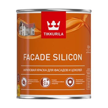 Краска фасадная Tikkurila Fasade Silicon база С 9 л
