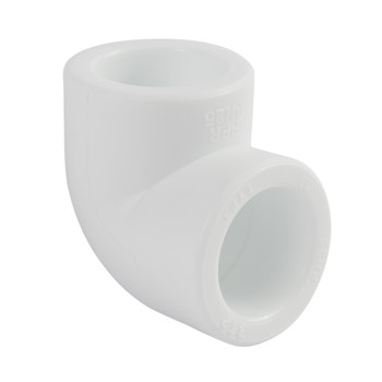 Изображение товара Угольник полипропиленовый 25мм 90° соединительный RTP
