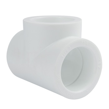 Изображение товара Тройник полипропиленовый 50 мм RTP соединительный для водопровода и отопления