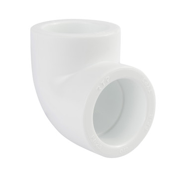 Изображение товара Угольник полипропиленовый 40мм 90° соединительный RTP
