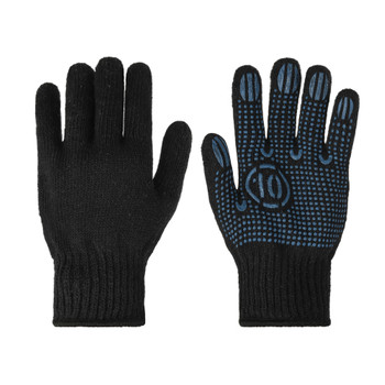 Перчатки х/б с ПВХ 5 нитей 10 класс черные