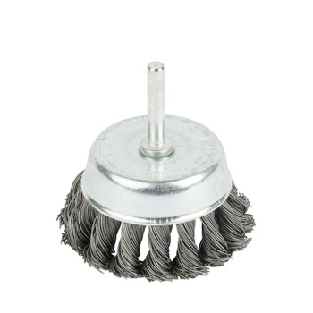 Щетка чашечная 75 мм для дрели, проволока сталь крученая Yoko