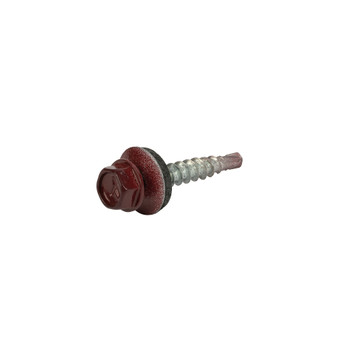 Саморез кровельный 4,8х29 RAL 3005 красный KRcwZD Yoko