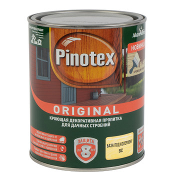 Декоративно-защитное средство для дерева Pinotex Original (база C) полуматовое 0,84л