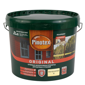 Декоративно-защитное средство для дерева Pinotex Original (база C) полуматовое 8,4л