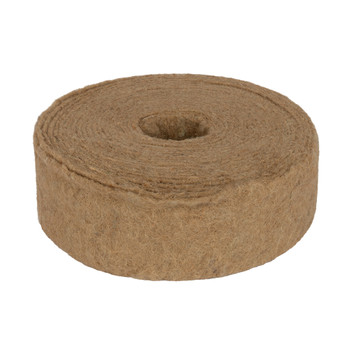 Изображение товара Лен-джут лента 120х6-8 мм 15 м для теплоизоляции и герметизации деревянных домов
