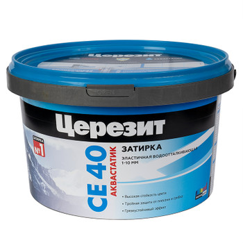 Изображение товара Затирка цементная Церезит CE 40 aquastatic мельба, 2 кг