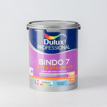 Краска для стен и потолков Dulux Professional Bindo 7 белая база BW 4,5 л