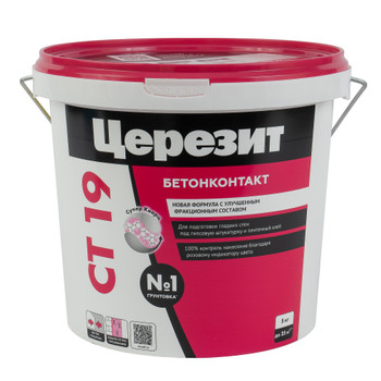 Грунтовка Ceresit CT 19 бетонконтакт, 5 кг
