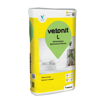 Шпаклевка полимерная финишная Vetonit L 20 кг