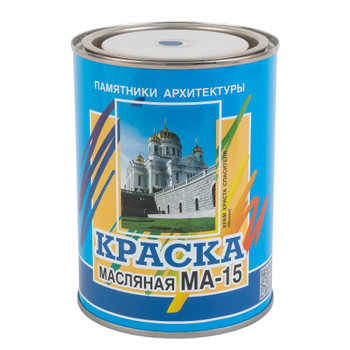 Изображение товара Краска масляная МА-15 Farbitex синяя глянцевая 0,9кг