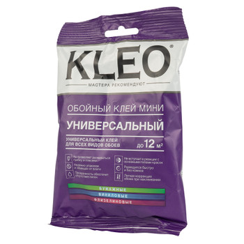 Клей обойный KLEO Мини для всех видов обоев, шоу-бокс, 60гр