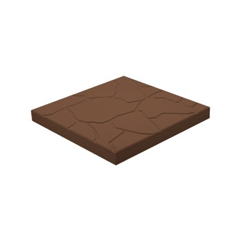 Плитка тротуарная Песчаник тучка коричневая 300х300х30 мм