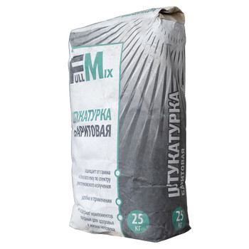 Штукатурка баритовая FullMix рентгенозащитная 25 кг