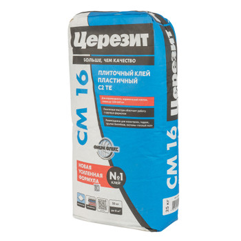 Клей для плитки Церезит СМ 16 С2ТЕ 25 кг