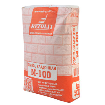 Смесь кладочная Rezolit М-100 25кг
