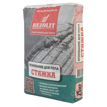 Стяжка для пола Rezolit, 25 кг