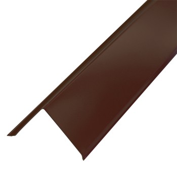 Планка торцевая 95х120х2000 0,45 мм коричневый шоколад