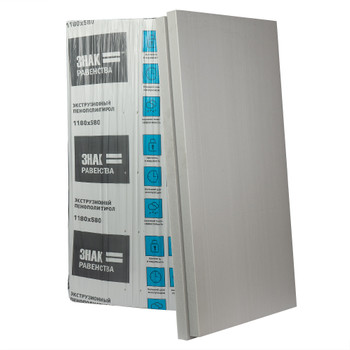 Изображение товара Пенополистирол экструдированный Знак Равенства 45 мм 1180x580 - теплоизоляция