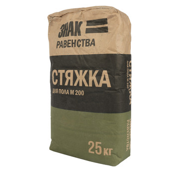 Стяжка пола Знак Равенства М-200 25 кг