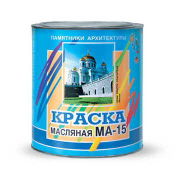 Краска масляная МА-15 Farbitex бежевая глянцевая 0,9кг