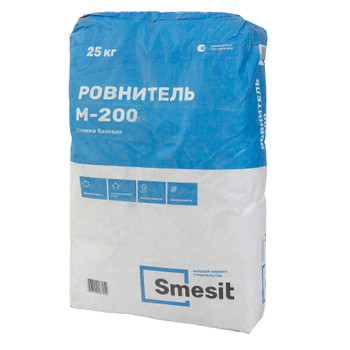 Ровнитель М-200 Стяжка базовая Smesit, 25 кг