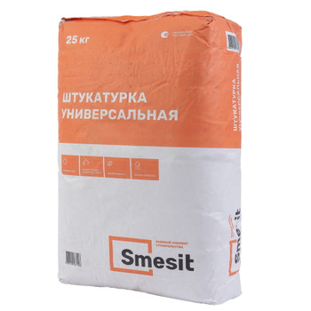 Штукатурка универсальная Smesit 25 кг