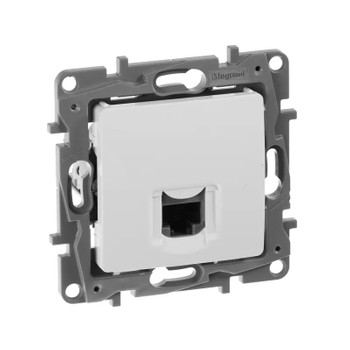 Механизм розетки компьютерной RJ45 5E Etika белый IP20 Legrand