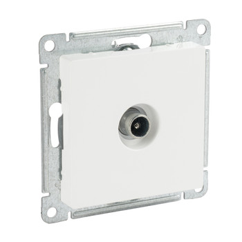Механизм розетки ТВ оконечный AtlasDesign белый IP20 Systeme Electric