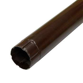 Труба водосточная GS 90х3000 0,5 мм ВПЭД-03-8017 коричневый шоколад