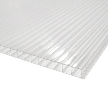 Изображение товара Поликарбонат сотовый 4 мм 2,1х6 м прозрачный для теплиц Rational