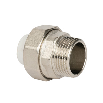 Муфта полипропиленовая 20х1" НР комбинированная разъемная усиленная TEBO