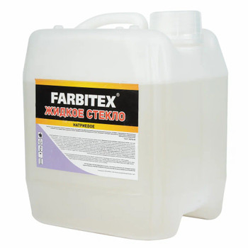 Стекло жидкое 3,8 кг Farbitex 3 л