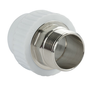 Изображение товара Муфта полипропиленовая RTP 40х1 1/4" НР комбинированная под ключ Изображение товара Муфта полипропиленовая RTP 40х1 1/4" НР комбинированная под ключ