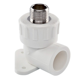 Изображение товара Полипропиленовый угольник 20х1/2" НР с креплением RTP