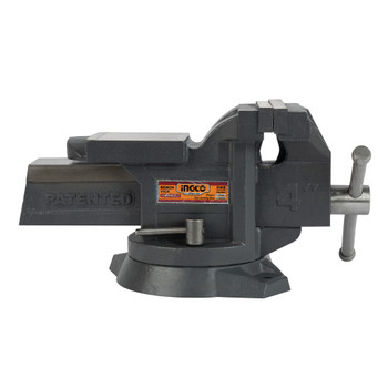 Изображение товара Поворотные тиски с наковальней 100 мм Ingco для точных работ