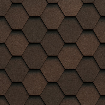 Черепица гибкая ТЕХНОНИКОЛЬ Оптима коричневый 3 м²