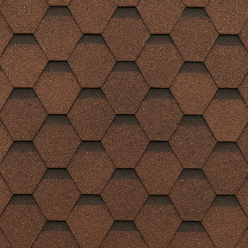 Гибкая черепица ТЕХНОНИКОЛЬ Оптима красный 3 м²