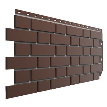 Панель фасадная Docke Flemish коричневый 1095х420 мм
