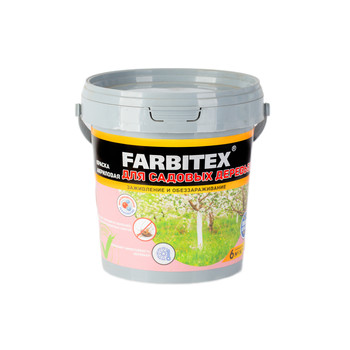Краска для защиты деревьев FARBITEX 1,2 кг
