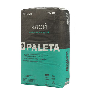 Клей для плитки Paleta MB 54 С2TE, 25 кг