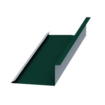 Планка примыкания нижняя 250х122х2000 (NormanMP-6005-01-0,5) зеленый мох