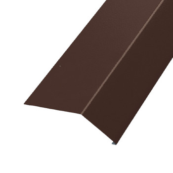 Планка карнизная 100х69х2000 (VikingMP E-8017-20-0,5 мм) коричневый шоколад