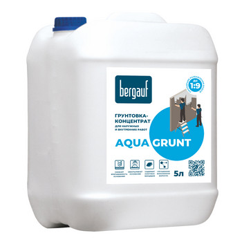 Грунтовка-концентрат Bergauf Aqua Grunt универсальная 5 л