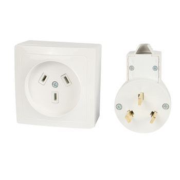 Комплект силовой ОП BLANCA 32А 250В подъемная коробка + розетка + вилка бел. Systeme Electric BLNSK003231