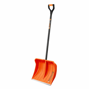 Изображение товара Лопата снеговая Finland Orange 55х39см с деревянным черенком