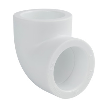 Угольник полипропиленовый 50мм 90° соединительный RTP