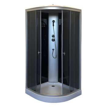 Душевая кабина Comforty низкий поддон 90х90см стекло тонированное 5мм