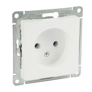 Механизм розетки без заземления AtlasDesign белый IP20 Systeme Electric