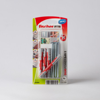 Дюбель Fischer Duopower S K NV с шурупом 8х65 мм